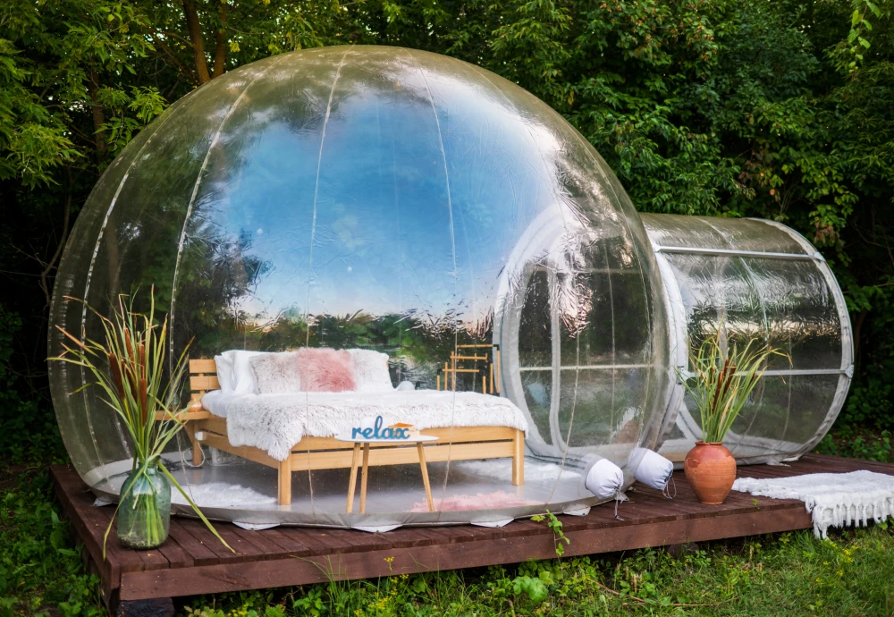 inflatable bubble tent house dome outdoor